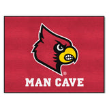 Louisville Cardinals Man Cave All-Star Rug - 34 in. x 42.5 in.