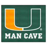 Miami Hurricanes Man Cave Tailgater Rug - 5ft. x 6ft.