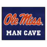 Ole Miss Rebels Man Cave All-Star Rug - 34 in. x 42.5 in.