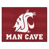 Washington State Cougars Man Cave All-Star Rug - 34 in. x 42.5 in.