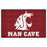 Washington State Cougars Man Cave Ulti-Mat Rug - 5ft. x 8ft.