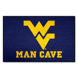West Virginia Mountaineers Man Cave Starter Mat Accent Rug - 19in. x 30in.