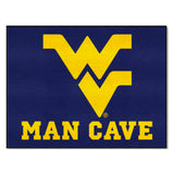 West Virginia Mountaineers Man Cave All-Star Rug - 34 in. x 42.5 in.