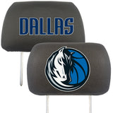 Dallas Mavericks Embroidered Head Rest Cover Set - 2 Pieces