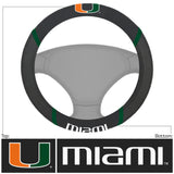 Miami Hurricanes Embroidered Steering Wheel Cover