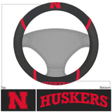 Nebraska Cornhuskers Embroidered Steering Wheel Cover
