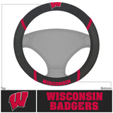 Wisconsin Badgers Embroidered Steering Wheel Cover