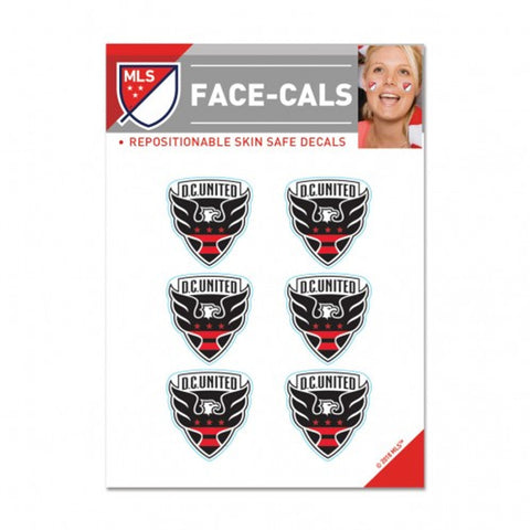 DC United Tattoo Face Cals Special Order