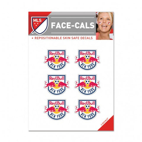 New York Red Bulls Tattoo Face Cals Special Order