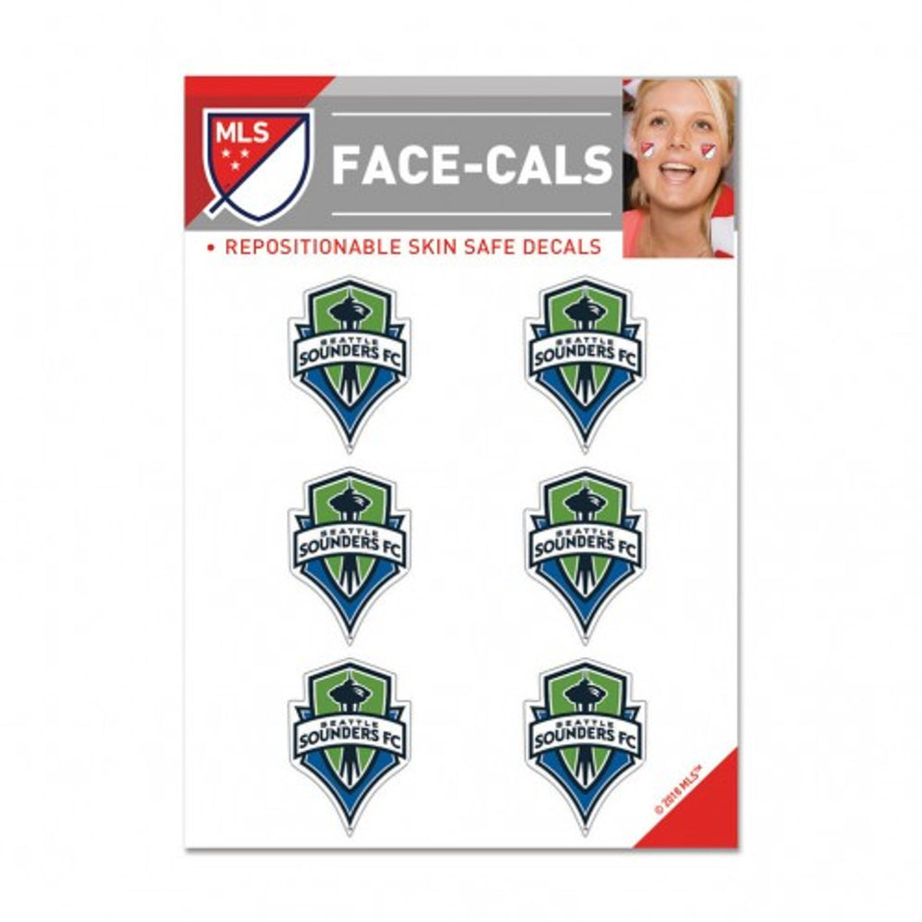 Seattle Sounders FC Tattoo Face Cals Special Order