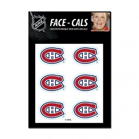 Montreal Canadiens Tattoo Face Cals Special Order