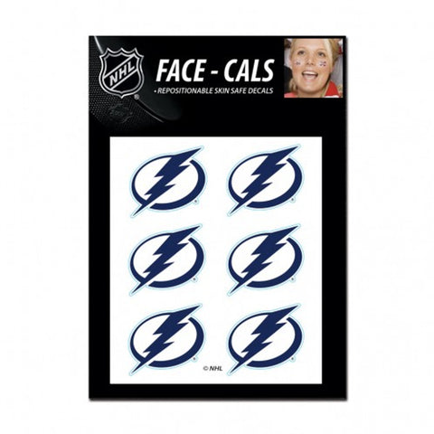 Tampa Bay Lightning Tattoo Face Cals Special Order
