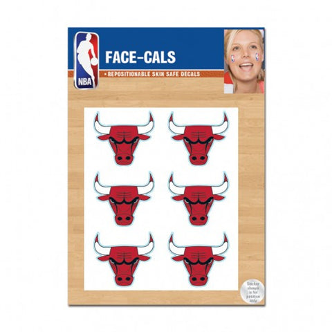 Chicago Bulls Tattoo Face Cals Special Order