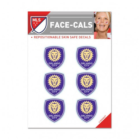 Orlando City SC Tattoo Face Cals Special Order