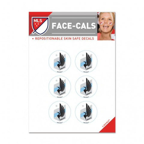 Minnesota United FC Tattoo Face Cals Special Order
