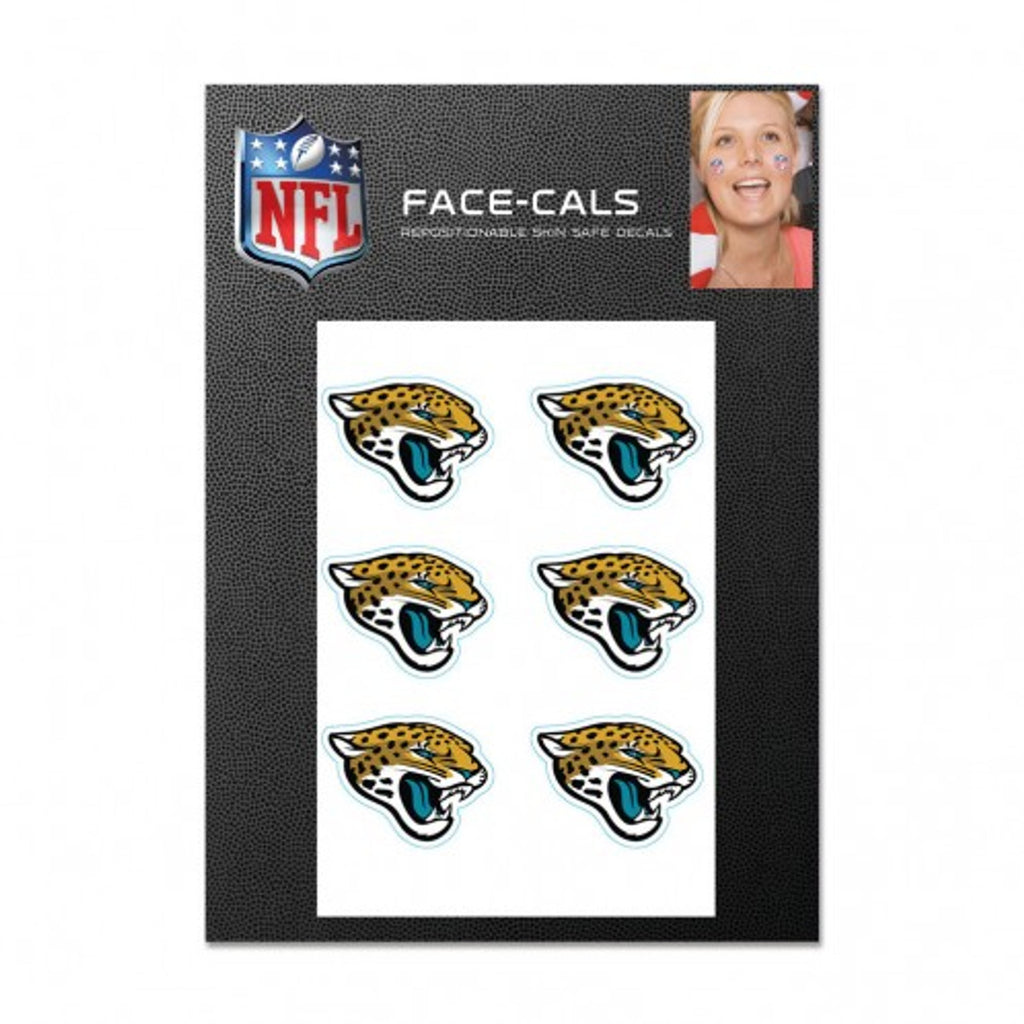 Jacksonville Jaguars Tattoo Face Cals