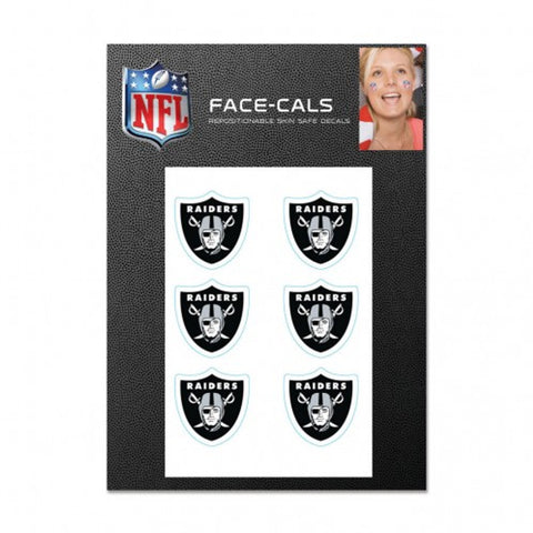 Las Vegas Raiders Tattoo Face Cals