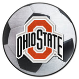 Ohio State Buckeyes Soccer Ball Rug - 27in. Diameter
