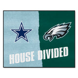 NFL House Divided - Cowboys / Eagles Rug 34 in. x 42.5 in.