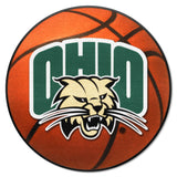 Ohio Bobcats Basketball Rug - 27in. Diameter