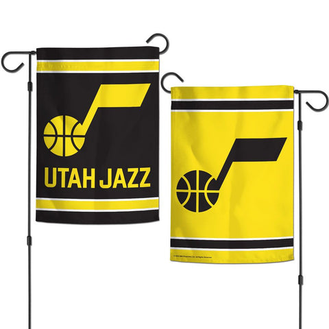 Utah Jazz Flag 12x18 Garden Style 2 Sided