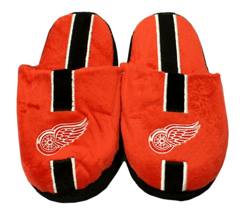 Detroit Red Wings Slipper - Youth 8-16 Size 7-8 Stripe - (1 Pair) - XL