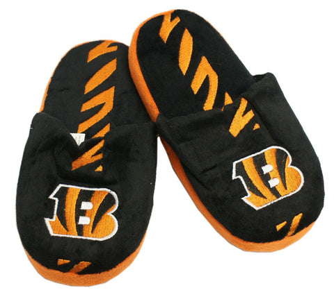 Cincinnati Bengals Slipper - Youth 8-16 Size 7-8 Stripe - (1 Pair) - XL