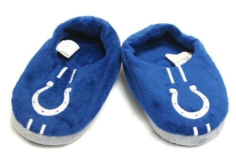 Indianapolis Colts Slipper - Youth 4-7 Size 11-12 Stripe - (1 Pair) - L