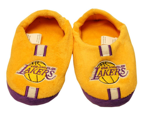 Los Angeles Lakers Slipper - Youth 4-7 Size 11-12 Stripe - (1 Pair) - L