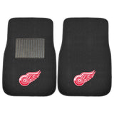 Detroit Red Wings Embroidered Car Mat Set - 2 Pieces