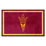 Arizona State Sun Devils 4ft. x 6ft. Plush Area Rug, Pitchfork Logo
