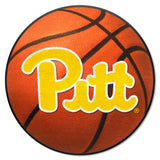 Pitt Panthers Basketball Rug - 27in. Diameter