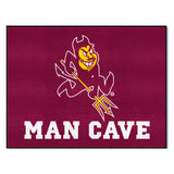 Arizona State Sun Devils Man Cave All-Star Rug - 34 in. x 42.5 in., Sparky Logo