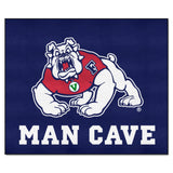 Fresno State Bulldogs Man Cave Tailgater Rug - 5ft. x 6ft., Navy