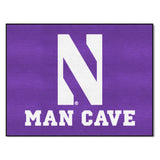 Northwestern Wildcats Man Cave All-Star Rug - 34 in. x 42.5 in.