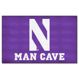 Northwestern Wildcats Man Cave Ulti-Mat Rug - 5ft. x 8ft.