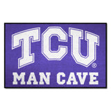 TCU Horned Frogs Man Cave Starter Mat Accent Rug - 19in. x 30in.