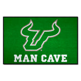 South Florida Bulls Man Cave Starter Mat Accent Rug - 19in. x 30in.