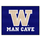 Washington Huskies Man Cave All-Star Rug - 34 in. x 42.5 in.