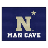 Naval Academy Man Cave All-Star Rug - 34 in. x 42.5 in.
