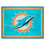 Miami Dolphins 8ft. x 10 ft. Plush Area Rug