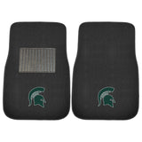 Michigan State Spartans Embroidered Car Mat Set - 2 Pieces