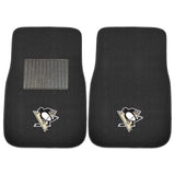 Pittsburgh Penguins Embroidered Car Mat Set - 2 Pieces