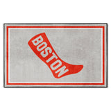 Boston Red Sox 4ft. x 6ft. Plush Area Rug 1908 Retro Logo