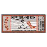 Boston Red Sox Ticket Runner Rug - 30in. x 72in.