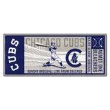 Chicago Cubs Ticket Runner Rug - 30in. x 72in.1911