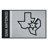 San Antonio Spurs Starter Mat Accent Rug - 19in. x 30in. Uniform Design