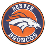 Denver Broncos Roundel Rug - 27in. Diameter