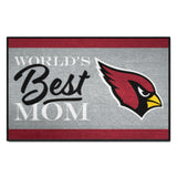 Arizona Cardinals World's Best Mom Starter Mat Accent Rug - 19in. x 30in.