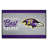 Baltimore Ravens World's Best Mom Starter Mat Accent Rug - 19in. x 30in.